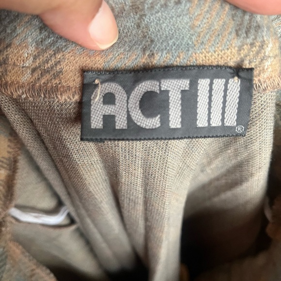 Vintage Plaid Pleated Midi Skirt Academia Sandy Grease Preppy Gray Wool Size 12 - Picture 5 of 8